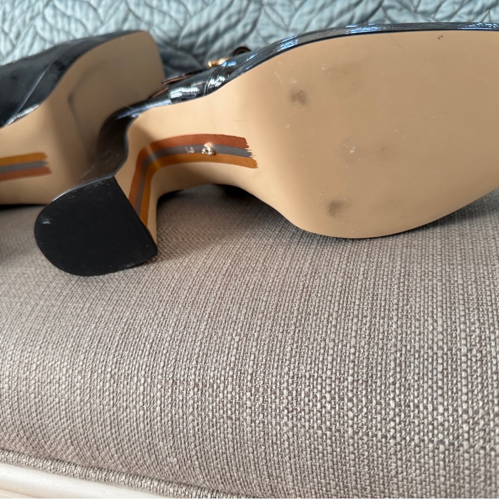Sam and Edelman black JILDIE SLINGBACK MARY JANE PUMP cute vintage vibe! - Picture 8 of 14